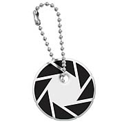 Portal 1980s Aperture Science Icon Key Cap Key Chain